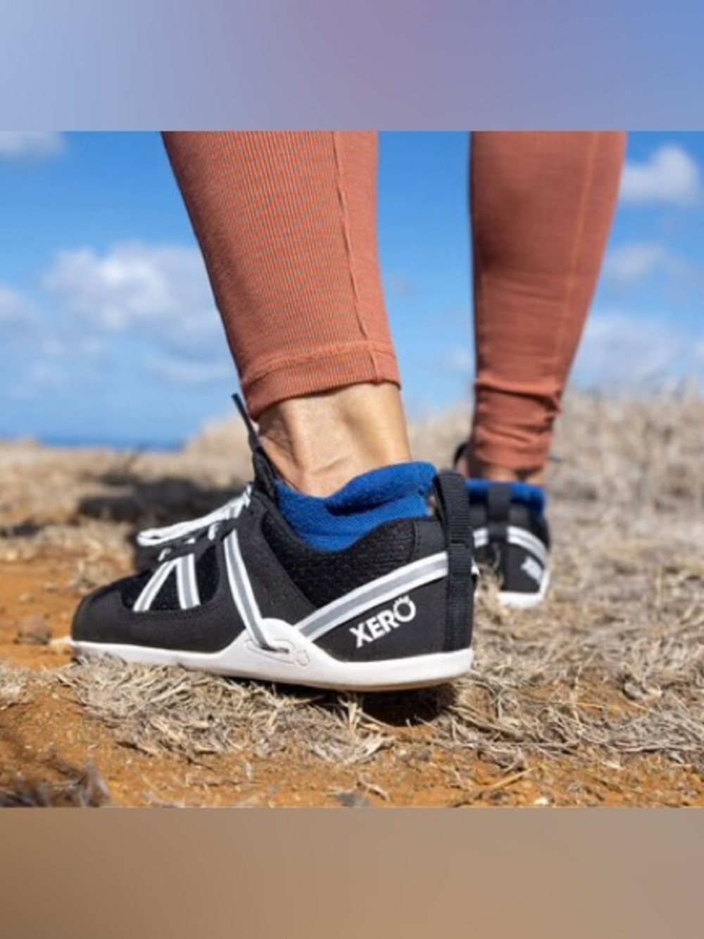 Xero Shoes Womens Prio Barefoot Minimalist Running Sneaker Black Size 9.5